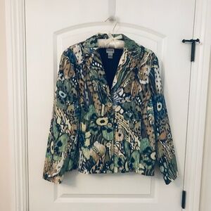 Chico’s Abstract Jacket Size 2